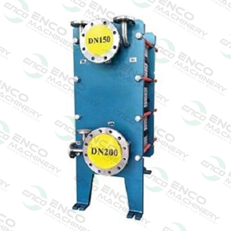 Falling film plate evaporator